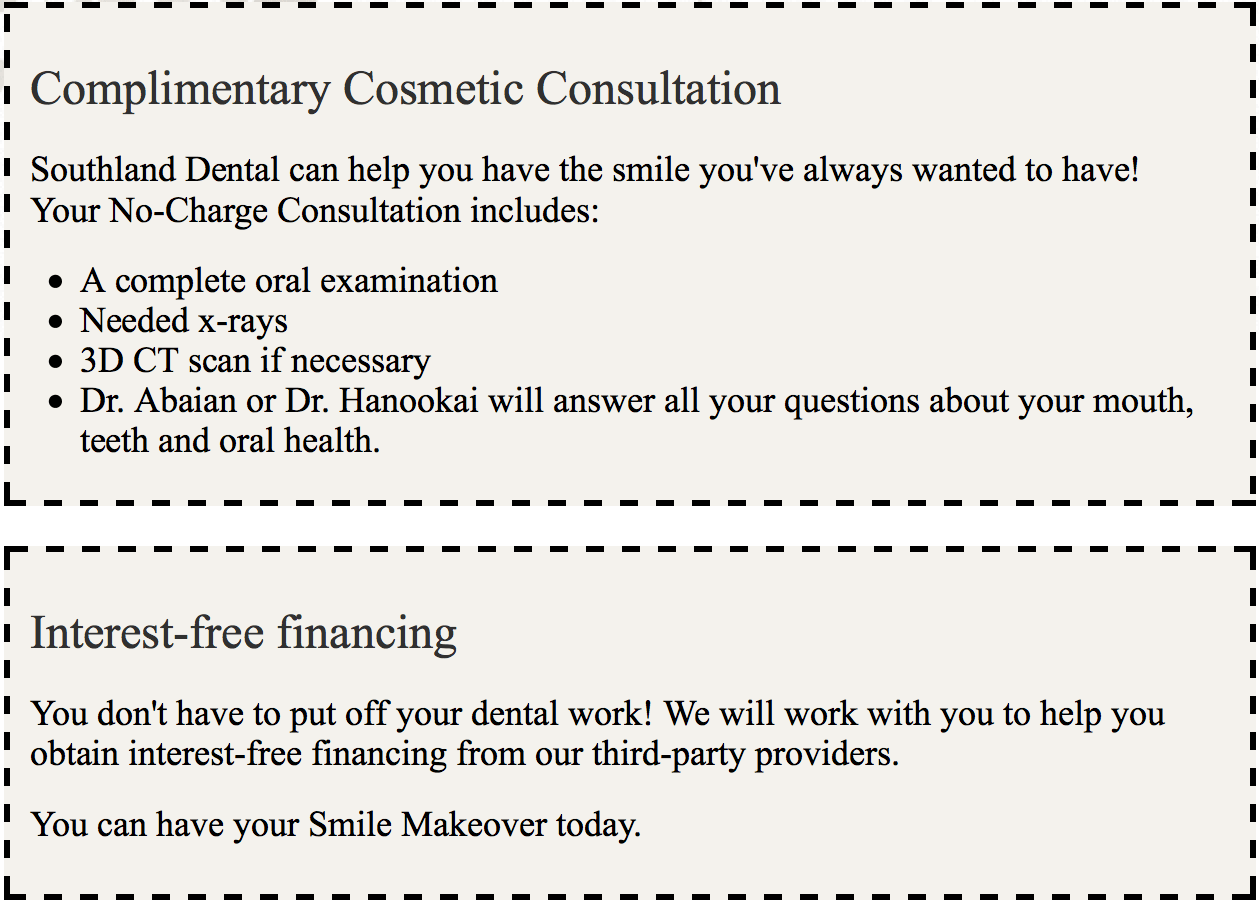 dental offers